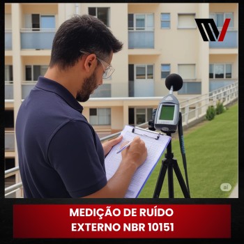Medição de Ruído Externo NBR 10151